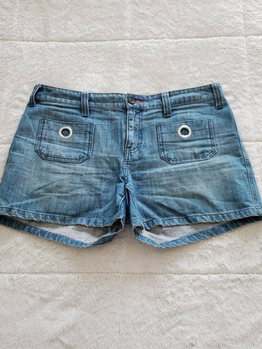 Tommy Hilfiger Mid-Rise Denim Shorts
